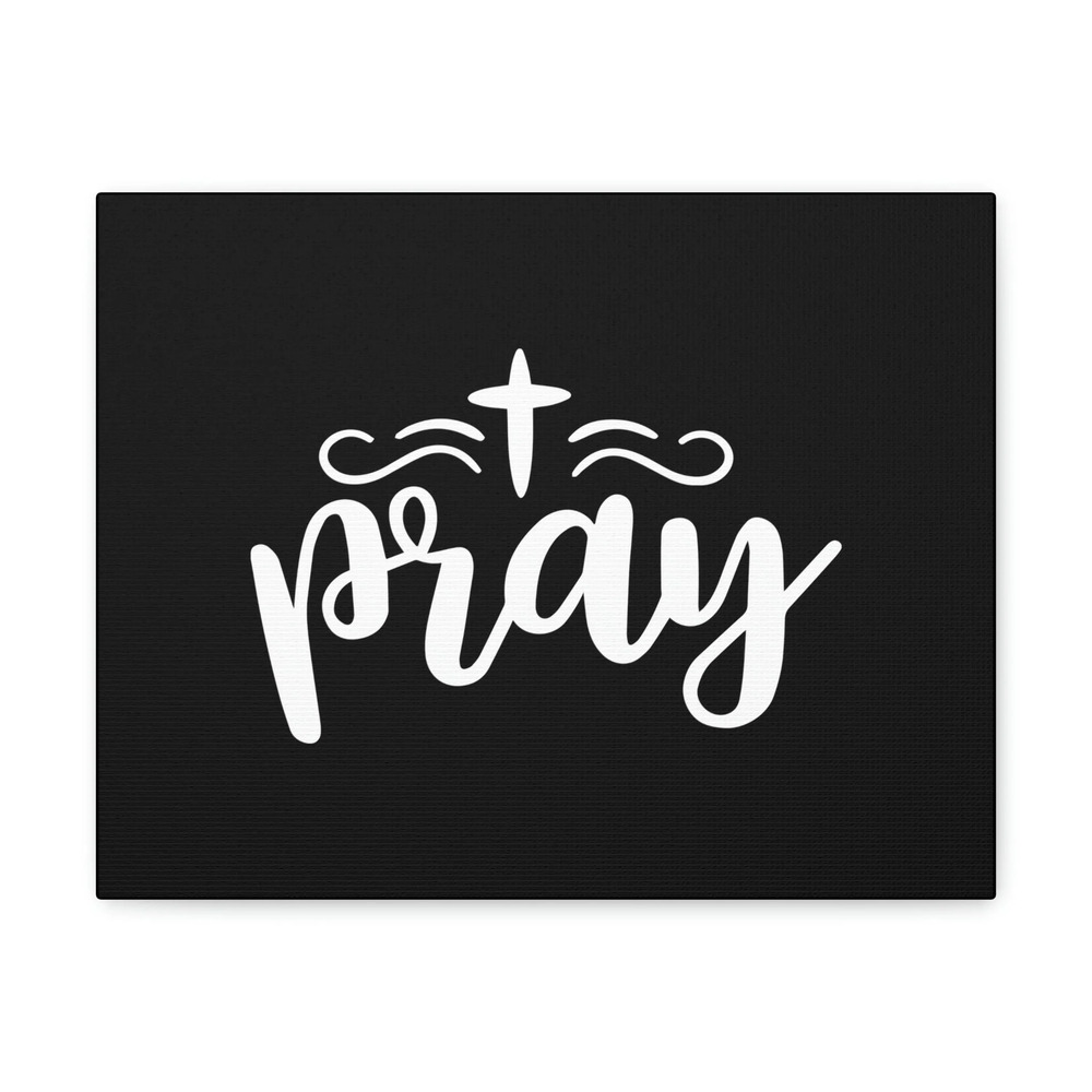 Scripture Walls Pray Philippians 4:6 Cross Black Christian Wall Art Bible Verse